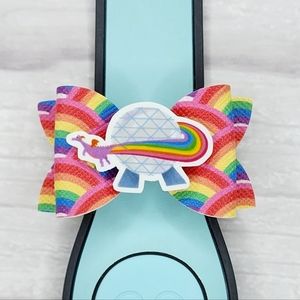 Figment Rainbow Tunnel Magic Band Bow